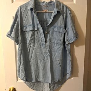XL Short Sleeve Chambray Shirt